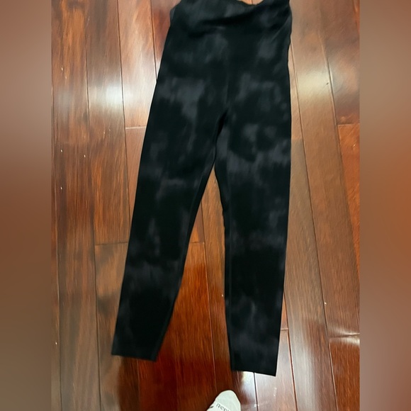 NWT CRZ yoga maternity Black Tie-Dye Leggings - Picture 1 of 8